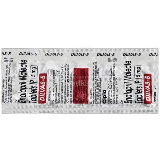 dilvas 5mg tablet 10's